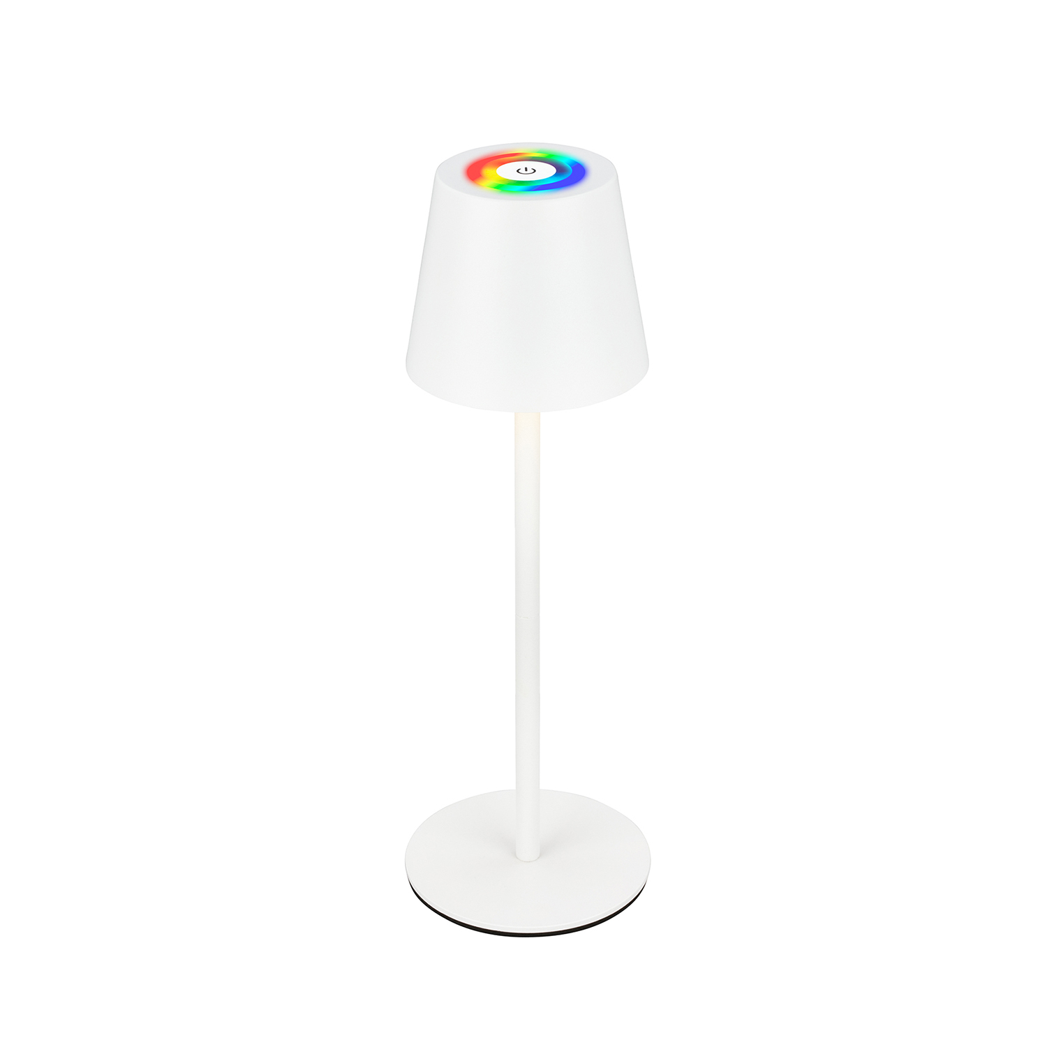 Lampada Da Tavolo Moderna Cilano Metallo Bianco Led Integrato 3W 2700K