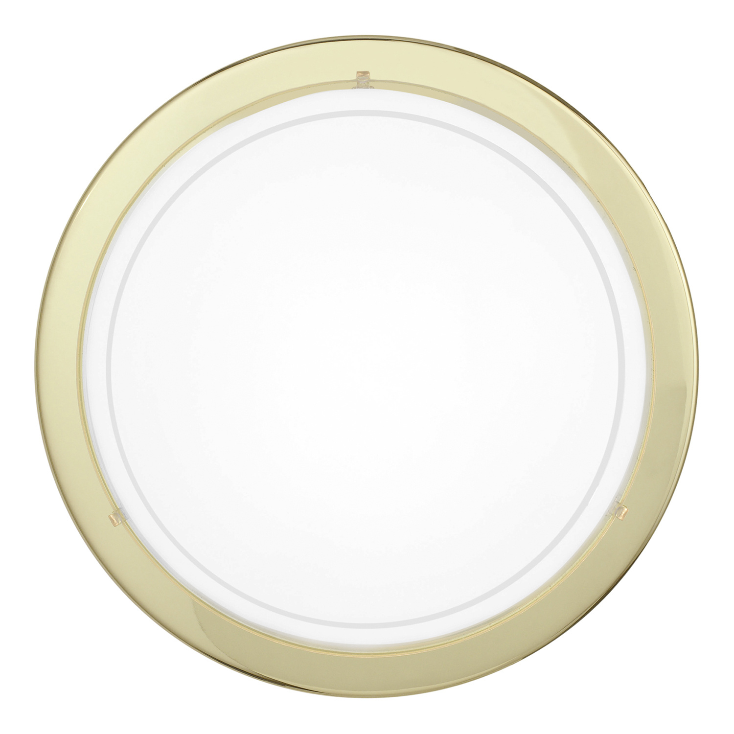 Plafoniera Contemporanea Planet 1 Acciaio Ottone 1 Luce E27 83157