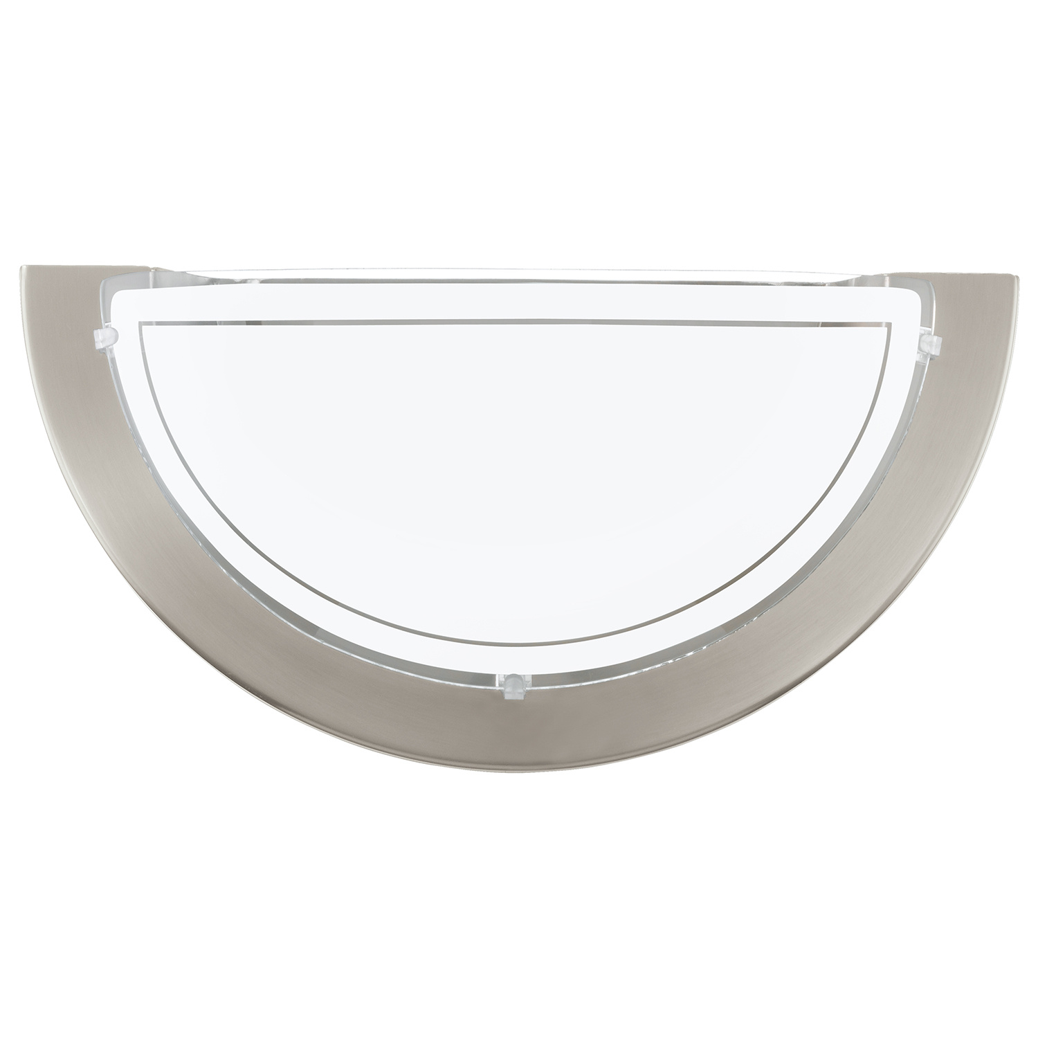 Applique Contemporanea Planet 1 Acciaio Nichel Satinato 1 Luce E27 83163