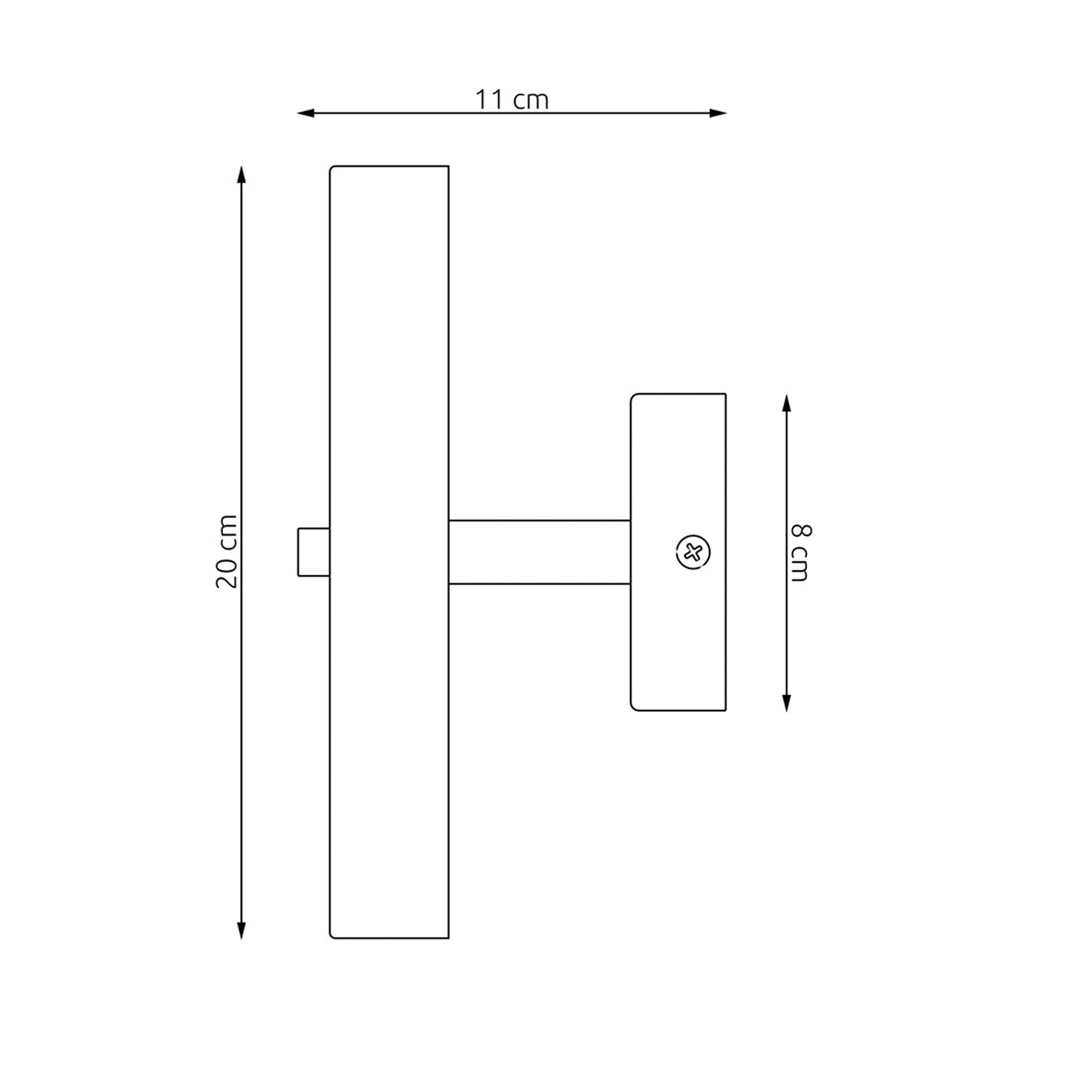 Applique Minimal Poseidone Acciaio Arancione 2 Luci G9 Ip20 LA0003-EB-AP2-AR