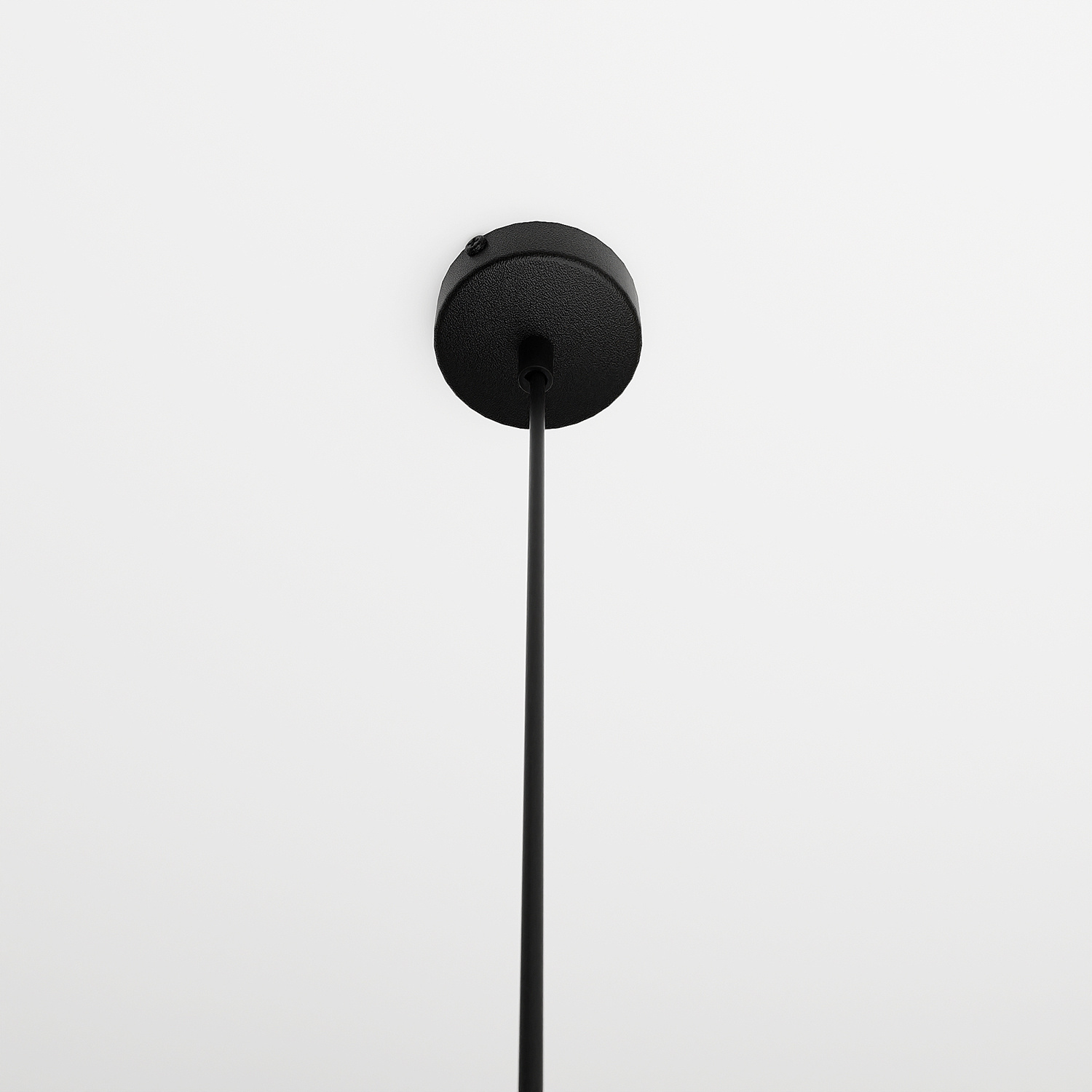 Sospensione Moderna 1 Luce Kali In Acciaio Nero E Sfera In Vetro Ambra LA00139-EB-1-NR-AM