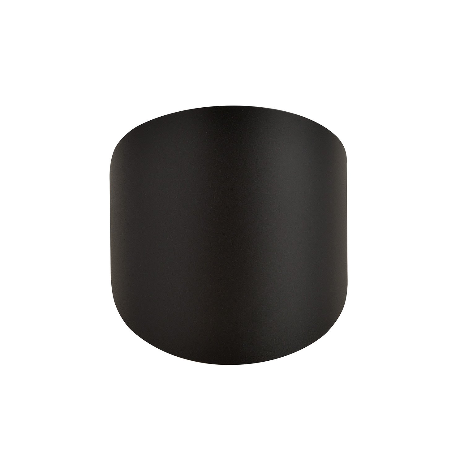Applique Minimal 1 Luce Indiretta Agni In Acciaio Nero