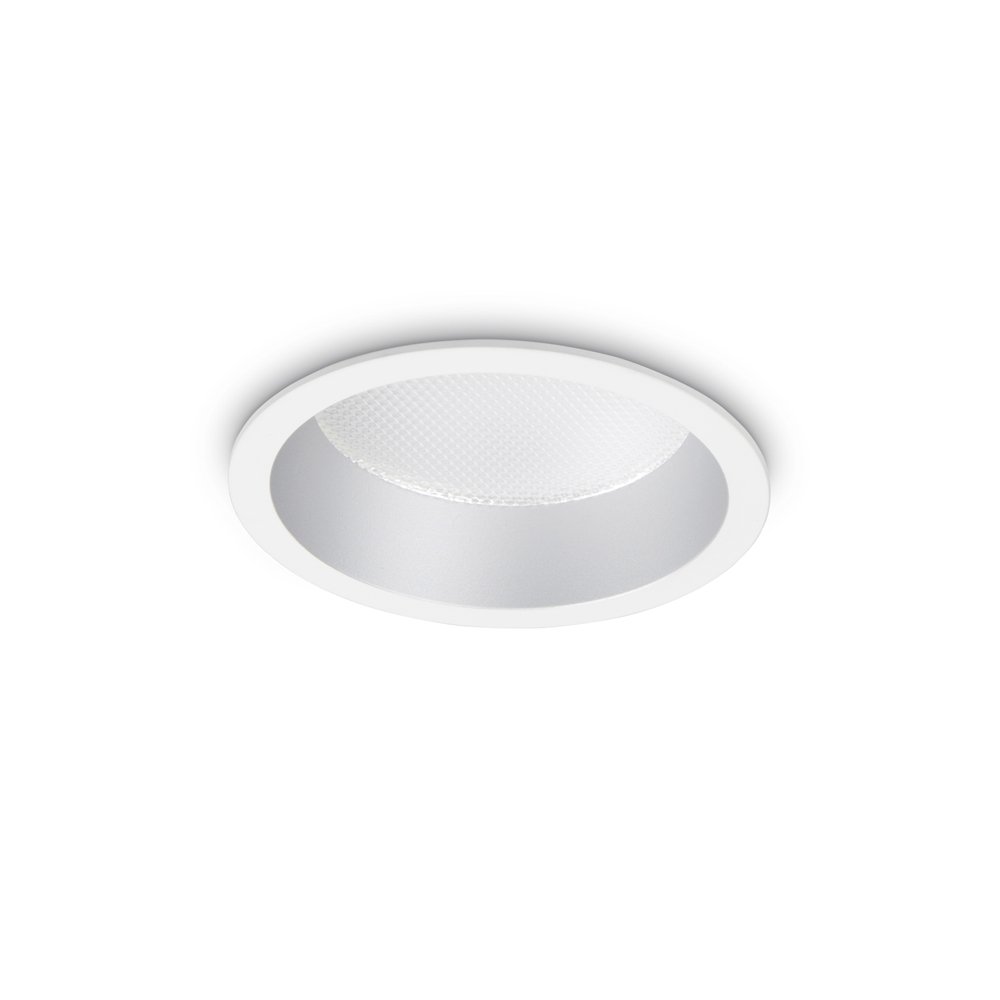 Faretto da incasso Deep Alluminio Bianco Led 10W 3000K Luce Calda