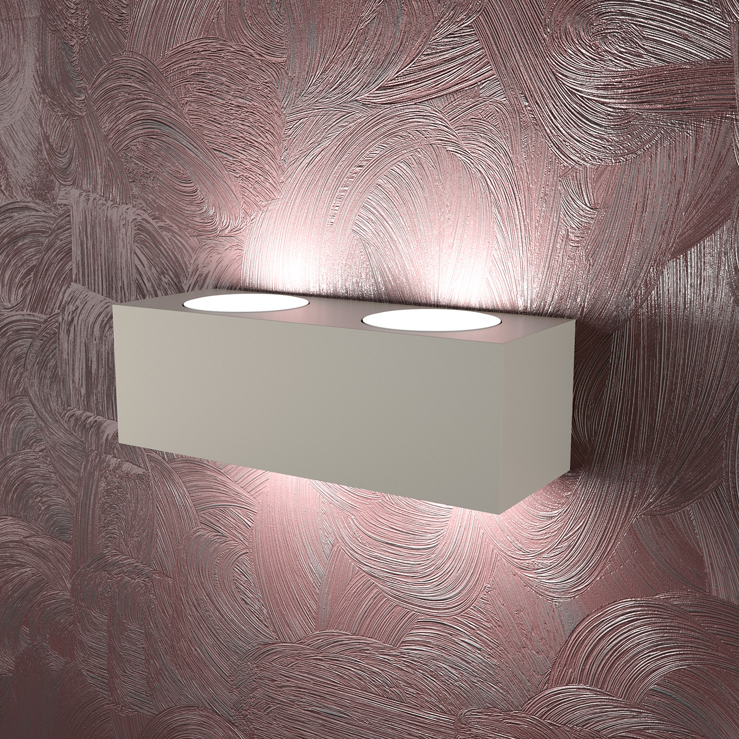 Applique Moderna Area Metallo Sabbia 4 Luci Gx53 1127_A4-SA