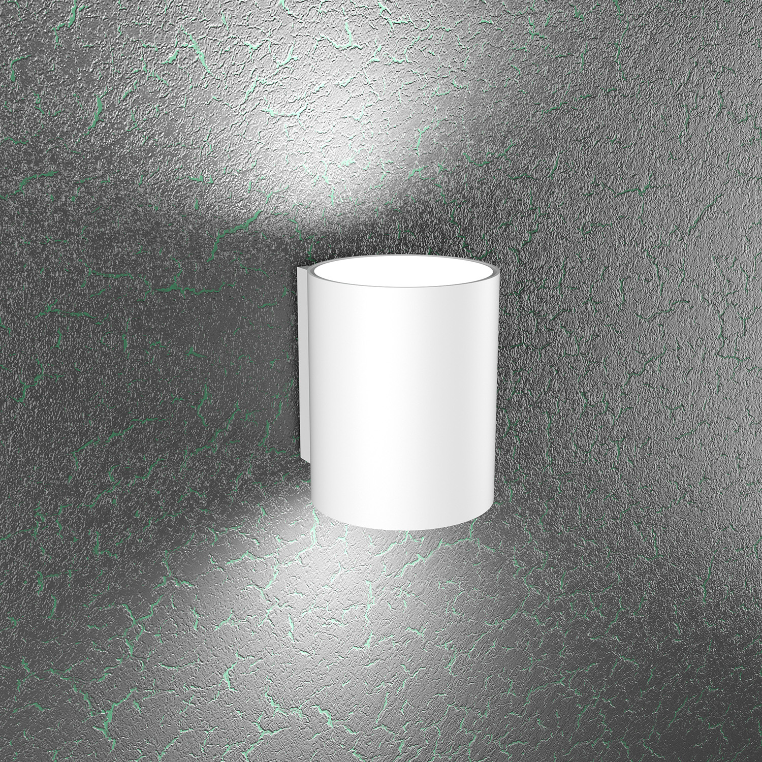 Applique Moderna Cloud Metallo Bianco 2 Luci Gx53 20Cm 1128_AP-BI