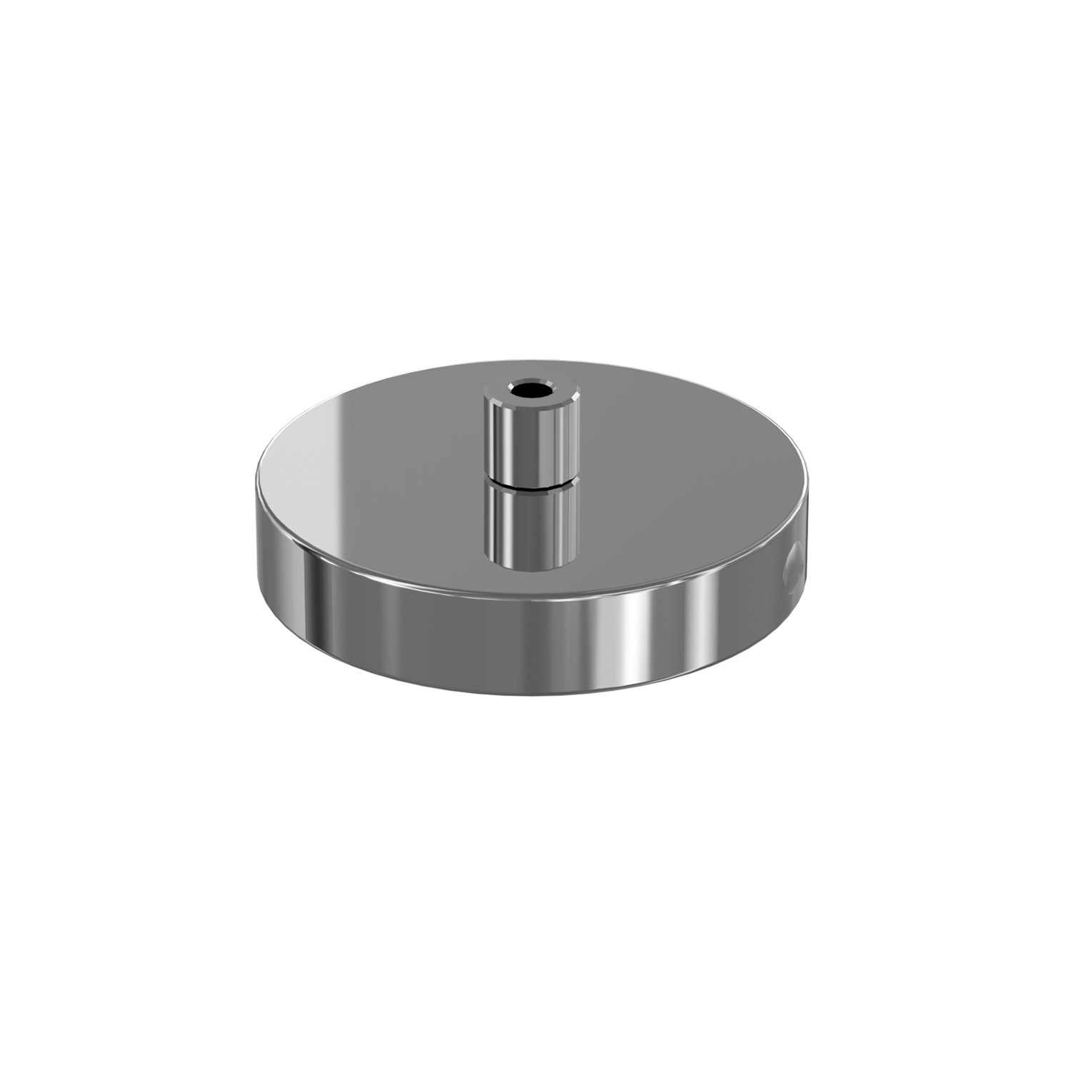 Rosone Metallo Cromo 1 Foro D10Cm R10T1-CR