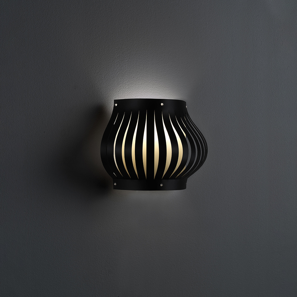 Applique Balcony Helios 1 Luce In Polilux Nero Made In Italy | Appliques - Lampade da Parete | Luce Art Shop Applique Balcony Helios 1 Luce In Polilux Nero Made In Italy | Linea Zero