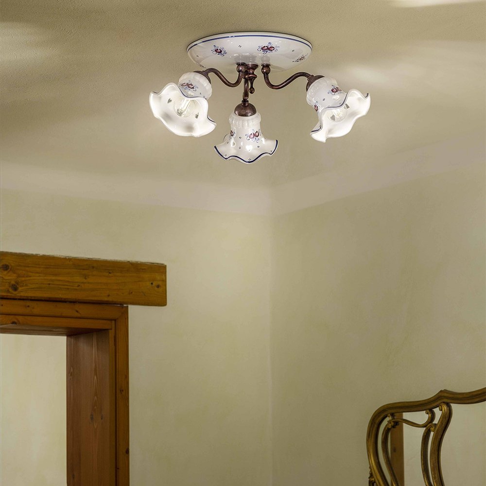 VidaXL Plafoniera Con 2 Faretti – Design Industriale – Nero E Rame – Porta Lampadine E14 – Da Soffitto O Parete