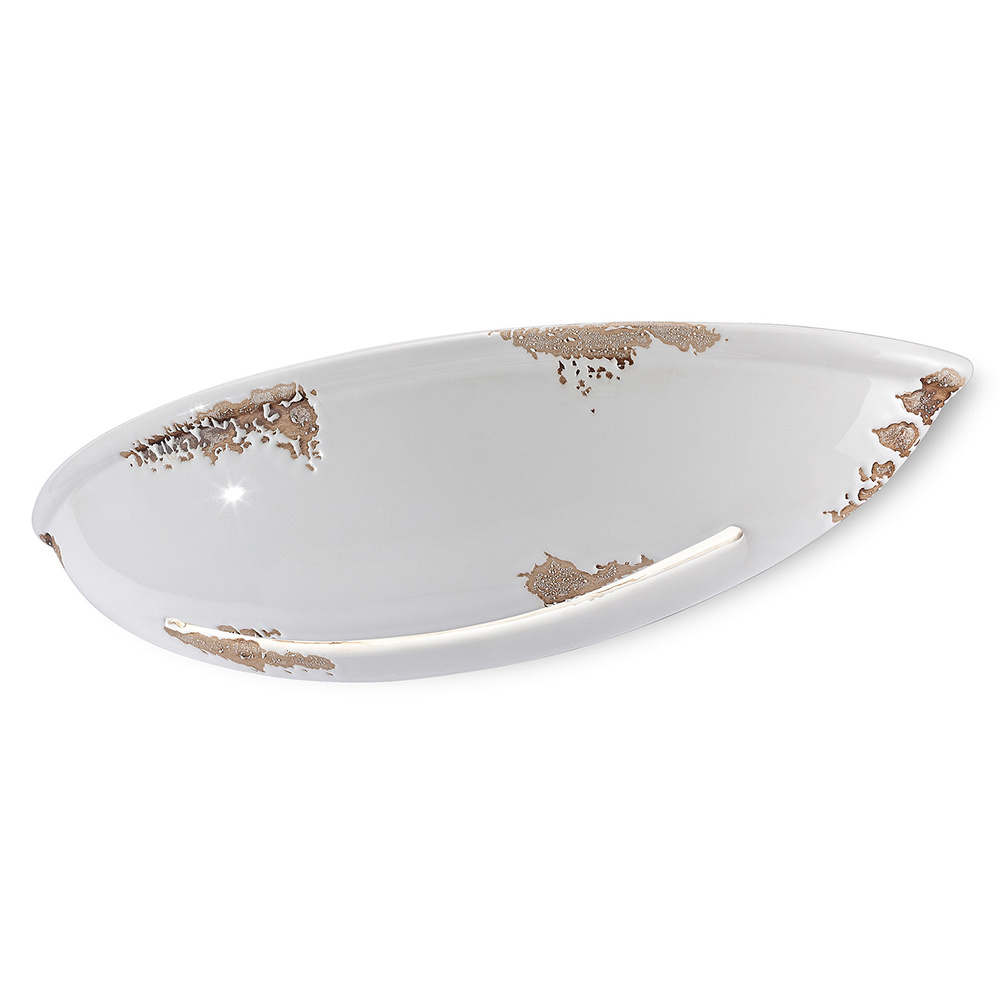 Applique Vintage Ceramica Bianca 1 Luce R7S C304-VIB