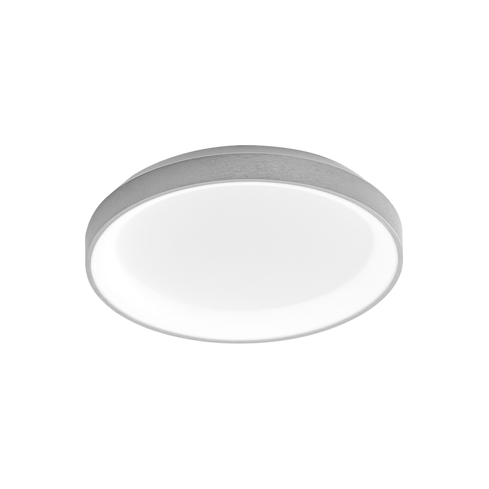 Plafoniera Moderna Krizia Alluminio Satinato Bianco 1 Modulo Led 30 W 4000 K KRIZIA-P-P-B4K