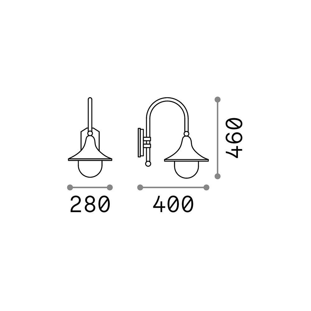 Lucande Jaimy - Lampada Da Esterno Moderna Con Design Nero, 1 Luce E27, Impermeabile IP65, Ideale Per Terrazzo E Giardino