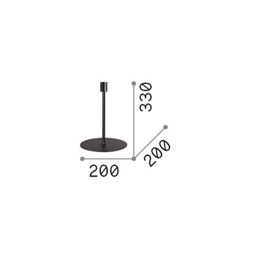 Luce A Mezzaluna Per Unghie Da Tavolo: Lampada LED Per Tecnico Delle Unghie (Nera) - 3