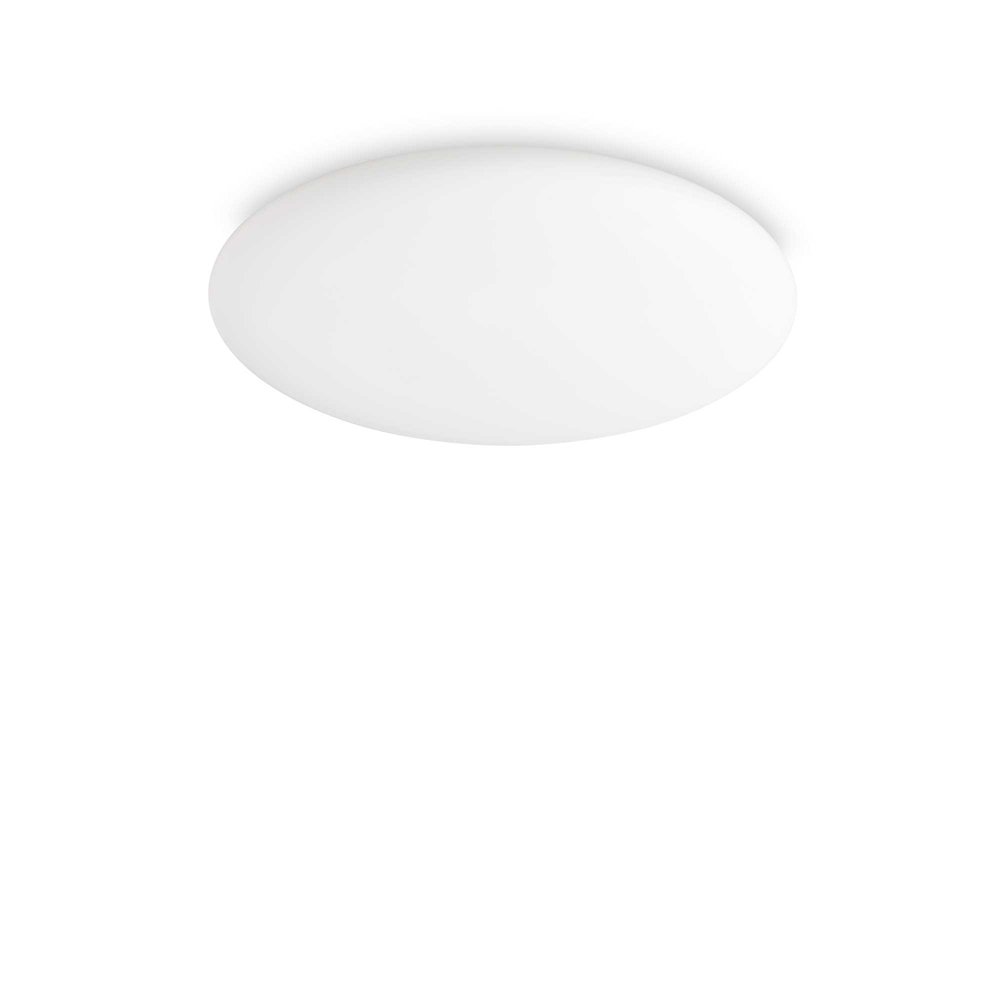 Plafoniera Moderna Krizia Alluminio Satinato Bianco 1 Modulo Led 38 W