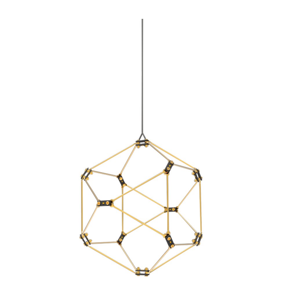 Lampadario A Sospensione Moderno 3 Luci – Design A Cubo In Metallo Nero, Portalampada E27 – Regolabile, Per Cucina E Soggiorno