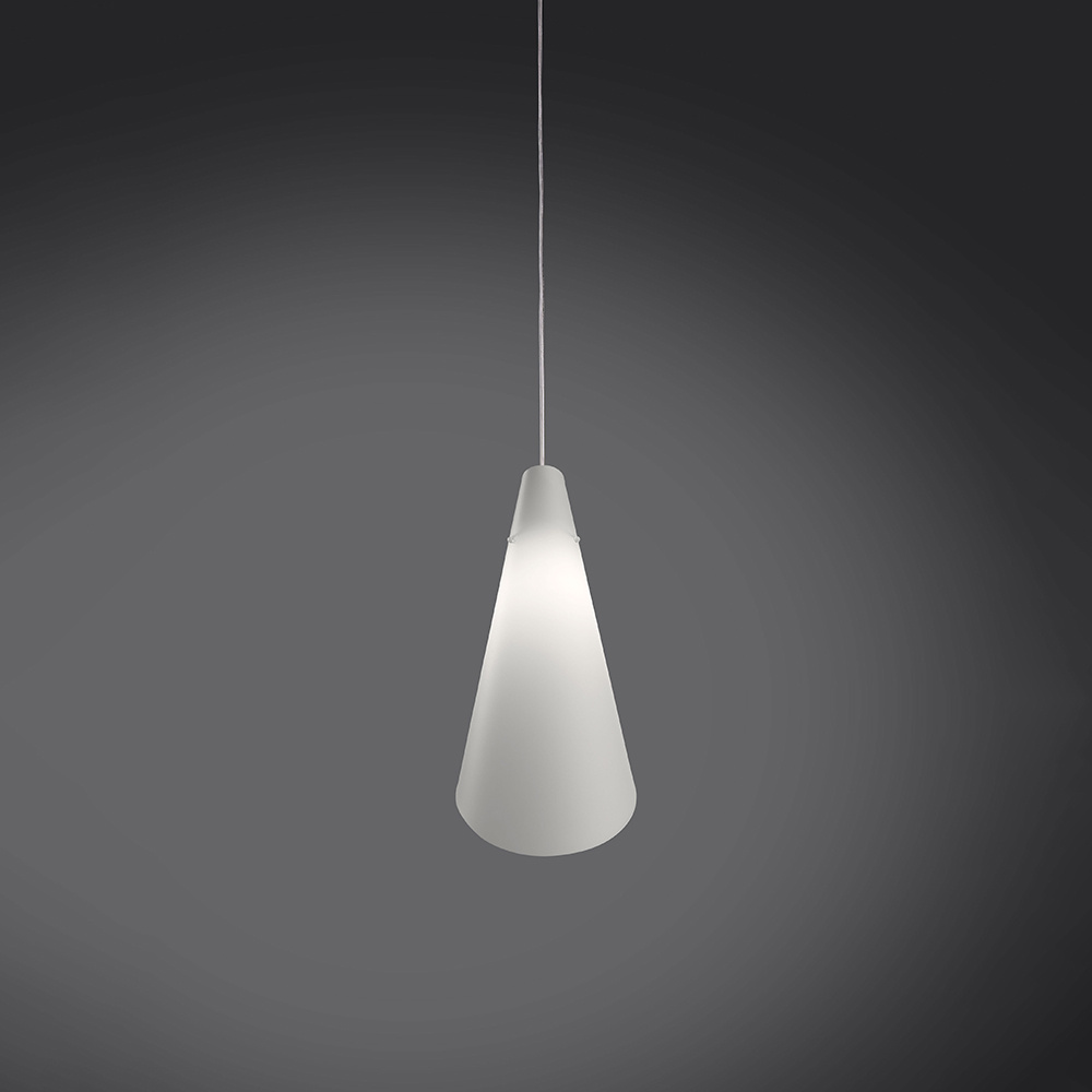 Sospensione Moderna A 1 Luce Calle In Polilux Bianco Made In Italy | Lampadari e Sospensioni | Luce Art Shop Sospensione Moderna A 1 Luce Calle In Polilux Bianco Made In Italy | Linea Zero
