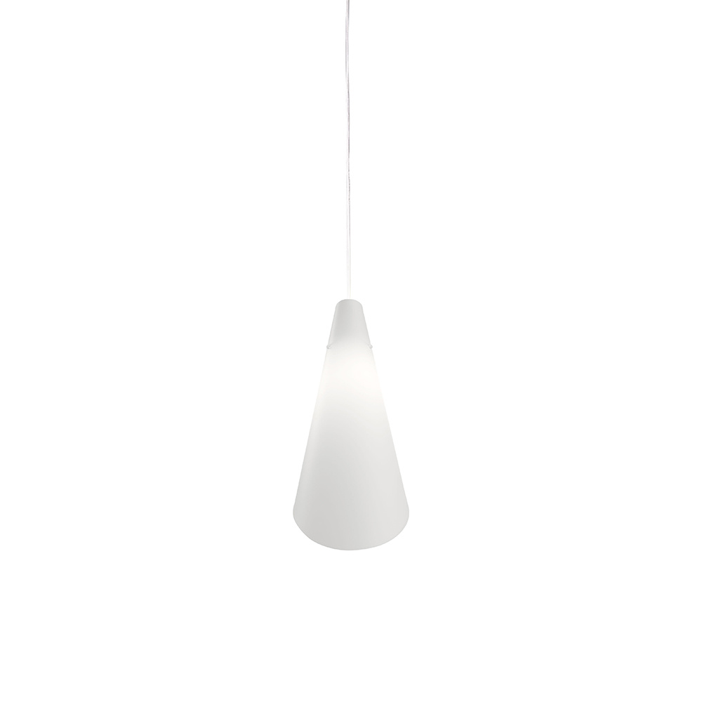 Sospensione Moderna A 1 Luce Calle In Polilux Bianco Made In Italy | Lampadari e Sospensioni | Luce Art Shop Sospensione Moderna A 1 Luce Calle In Polilux Bianco Made In Italy | Linea Zero