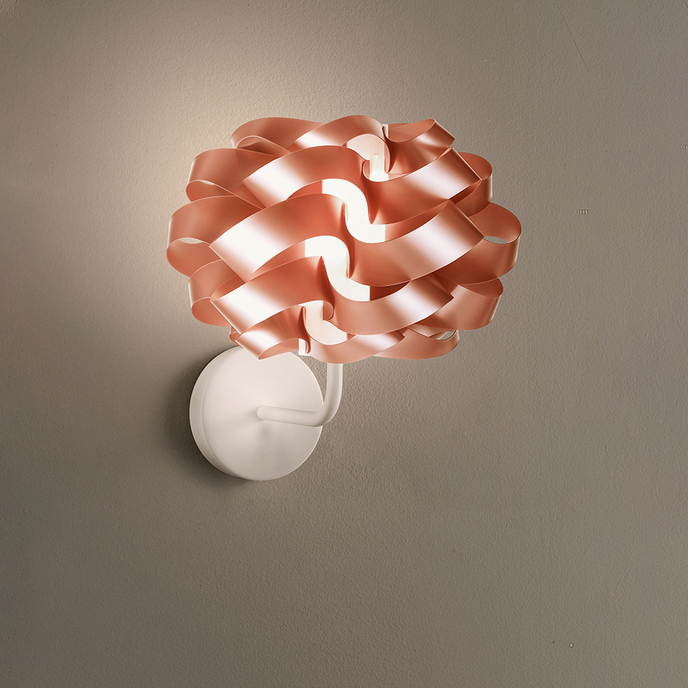 Applique Moderna 1 Luce Cloud In Polilux Rame Made In Italy | Appliques - Lampade da Parete | Luce Art Shop Applique Moderna 1 Luce Cloud In Polilux Rame Made In Italy | Linea Zero