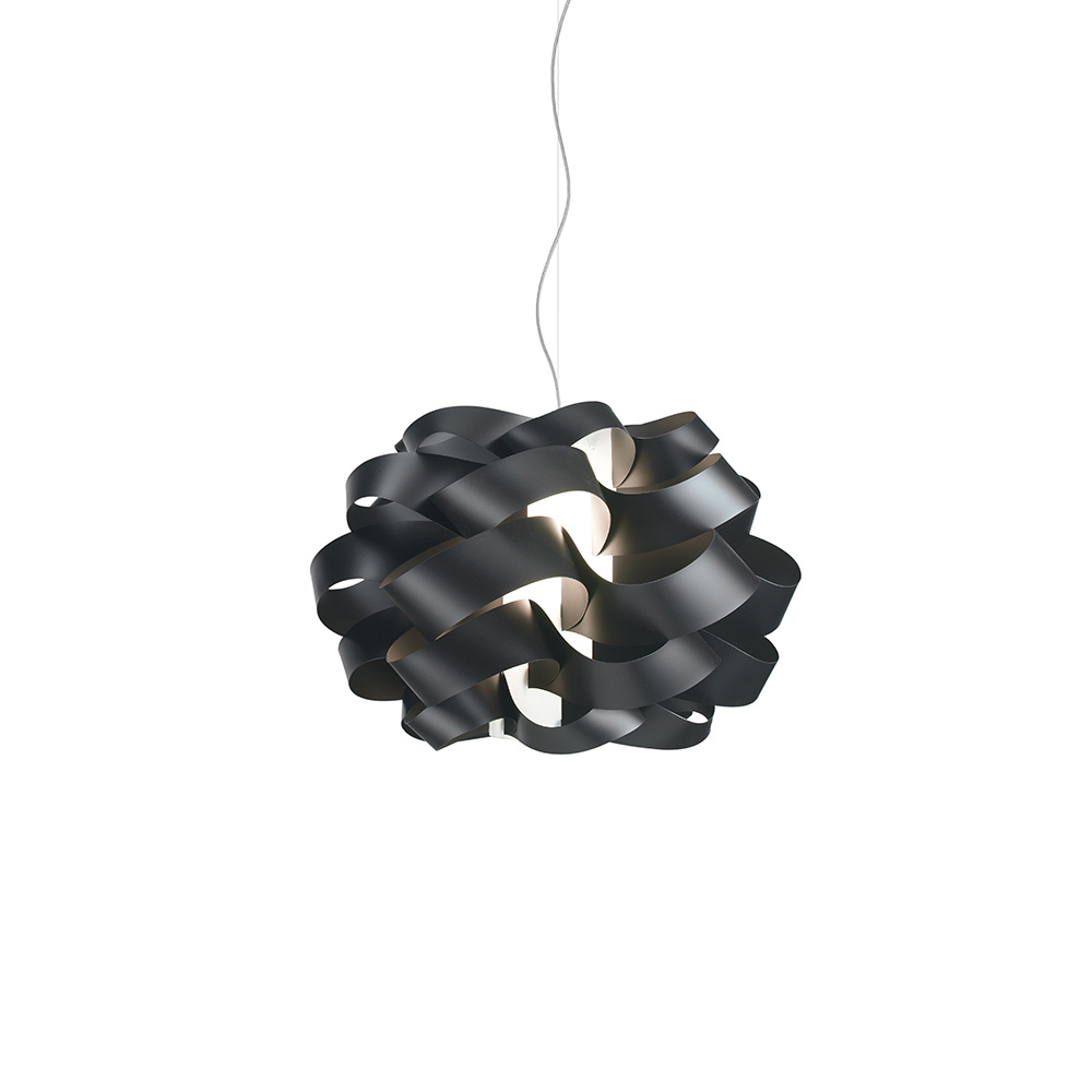 Sospensione Moderna 5 Luci Cloud D100 In Polilux Nero Made In Italy | Lampadari e Sospensioni | Luce Art Shop Sospensione Moderna 5 Luci Cloud D100 In Polilux Nero Made In Italy | Linea Zero