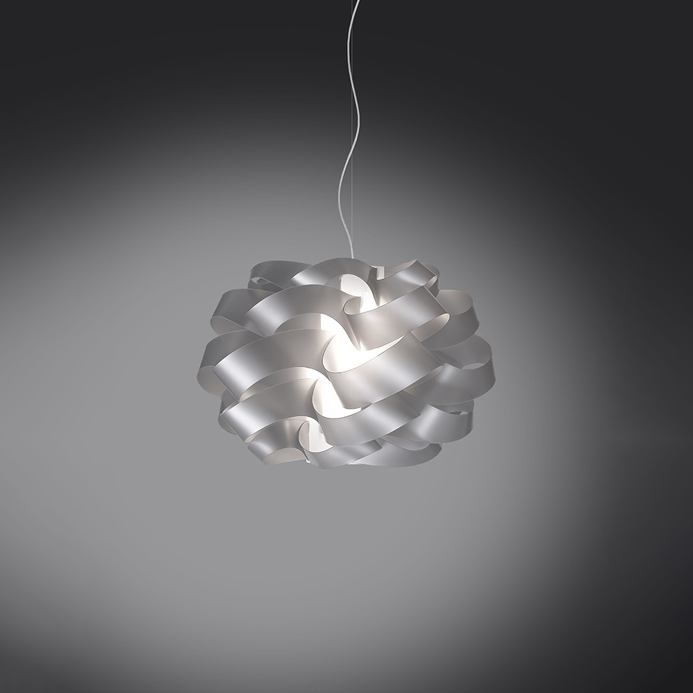 Sospensione Moderna 5 Luci Cloud D100 In Polilux Silver Made In Italy | Lampadari e Sospensioni | Luce Art Shop Sospensione Moderna 5 Luci Cloud D100 In Polilux Silver Made In Italy | Linea Zero