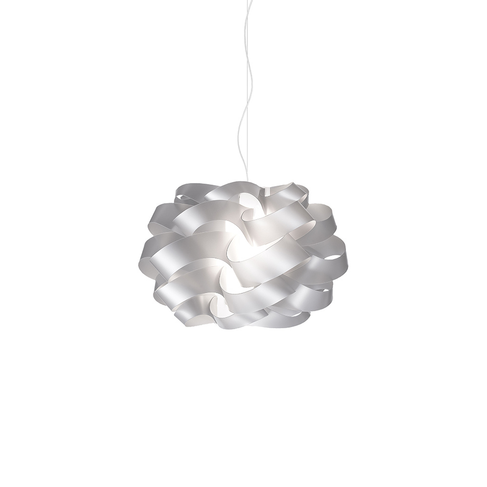 Sospensione Moderna 5 Luci Cloud D100 In Polilux Silver Made In Italy | Lampadari e Sospensioni | Luce Art Shop Sospensione Moderna 5 Luci Cloud D100 In Polilux Silver Made In Italy | Linea Zero