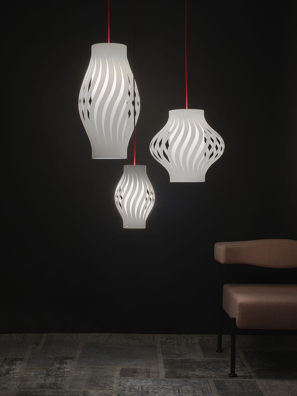 Sospensione Moderna 1 Luce Helios In Polilux Bianco H39 Made In Italy | Lampadari e Sospensioni | Luce Art Shop Sospensione Moderna 1 Luce Helios In Polilux Bianco H39 Made In Italy | Linea Zero