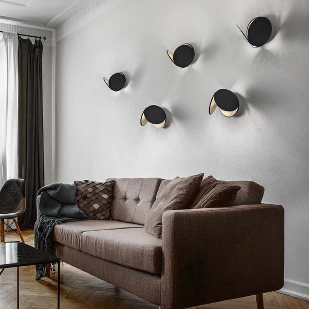 Applique Moderna Timeo Metallo Nero Led 4W TIMEO-A-V91
