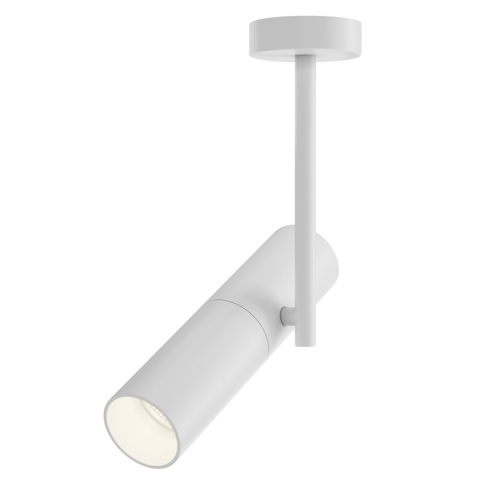 Lampadario A Sospensione Moderno Elti Alluminio Bianco 1 Luce Gu10 50W