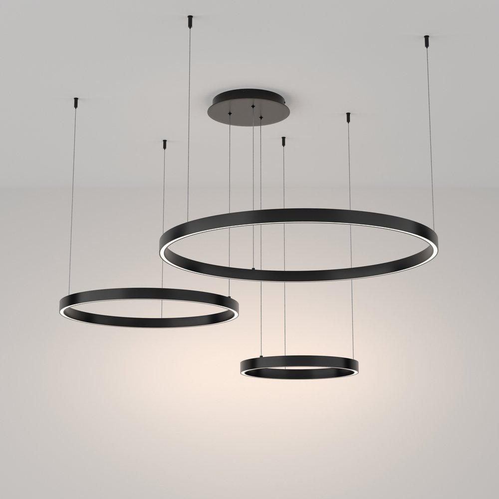 Lampada a sospensione in juta 120 cm 3 luci trave in legno | Acquista
