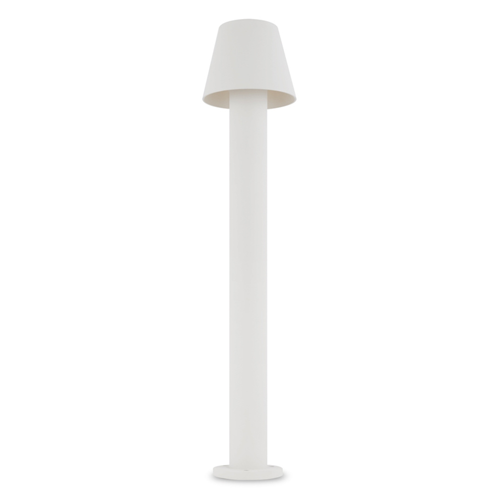 Image of Lampada Da Terra Moderna Da Esterno Metallo Bianco Luce Led 5W Ip65