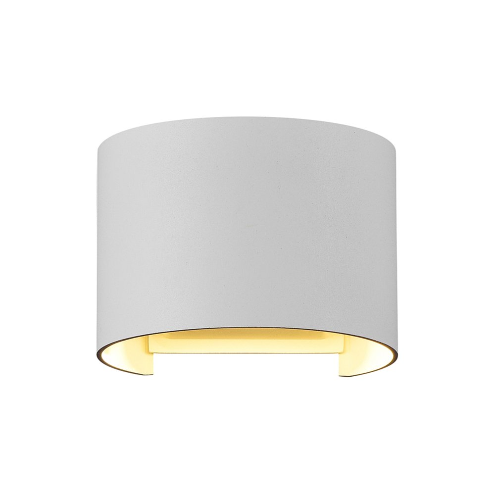 ALSE 2x Faretti A Parete Per Esterni IP54 – Downlight LED GU10 Bianco Opaco – Angolare 68x80x75 Mm - 3