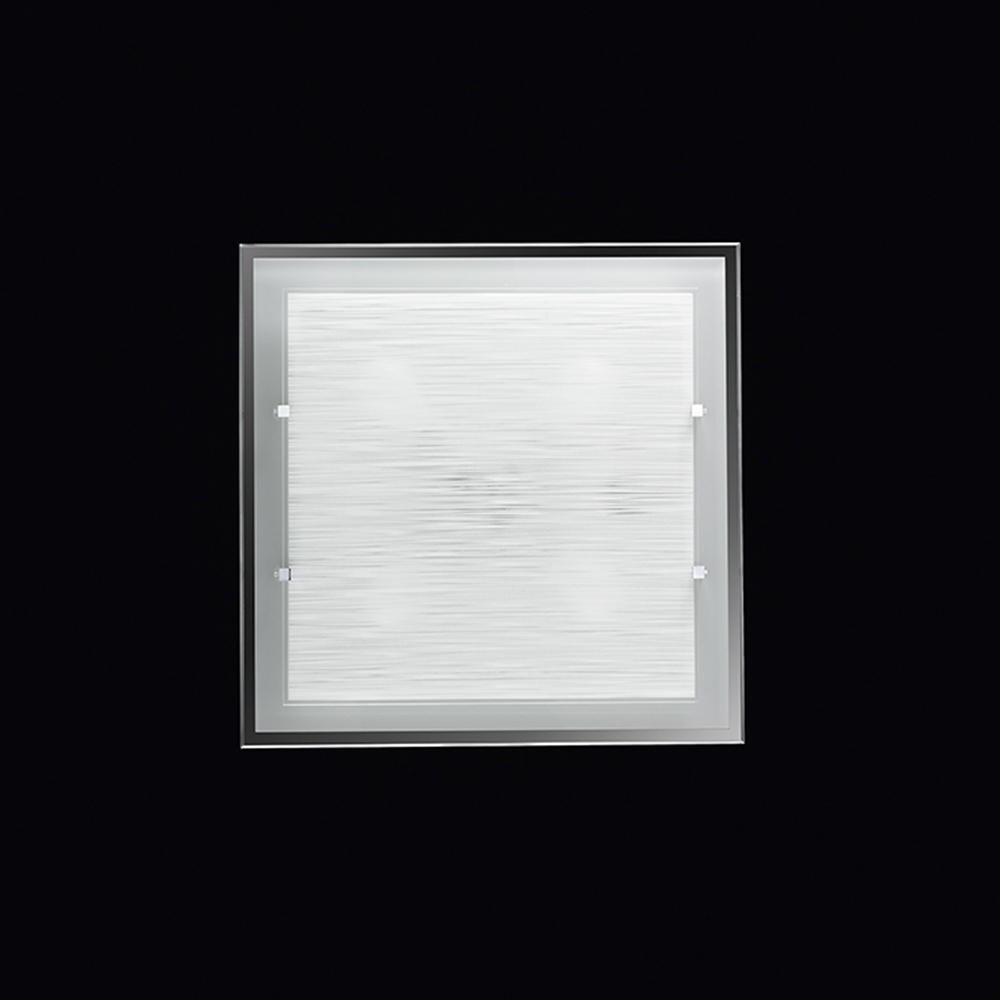 QUATRIS Plafoniera Moderna Parete e Soffitto 40X40 Perenz 5744B FRAME