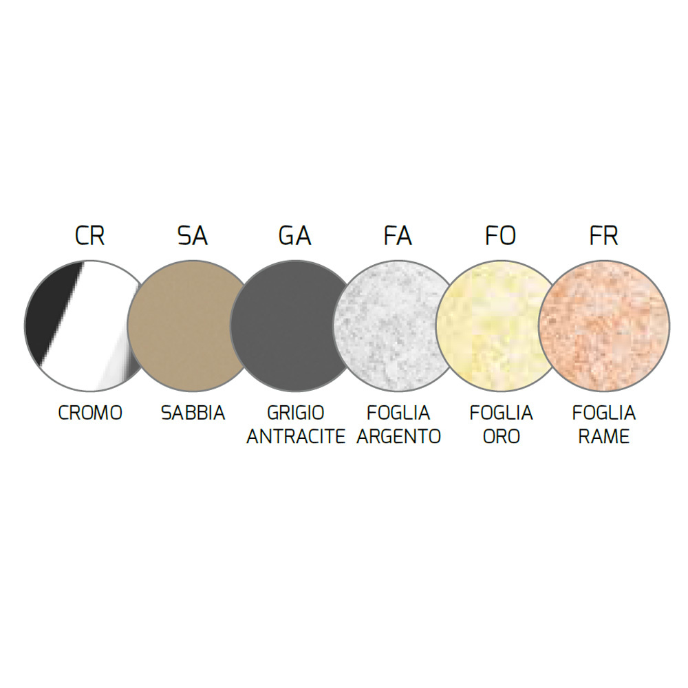 Plafoniera Moderna Tetris Color Met. Foglia Argento Vetro Bianco 4 Luci E27 55Cm 1121_55-FA