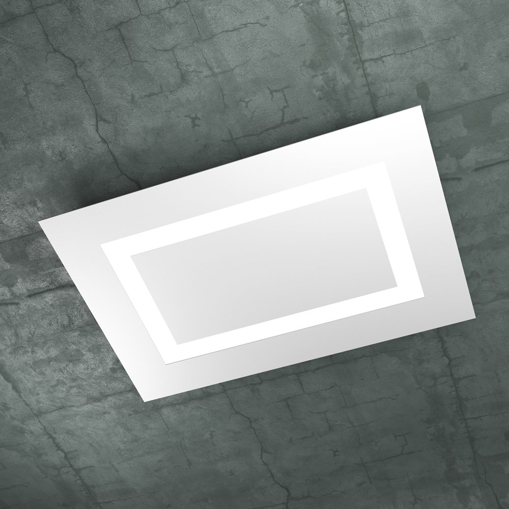 Plafoniera Smart Rettangolare Bianca LED Cryn 99W 4000K | Leroy Merlin