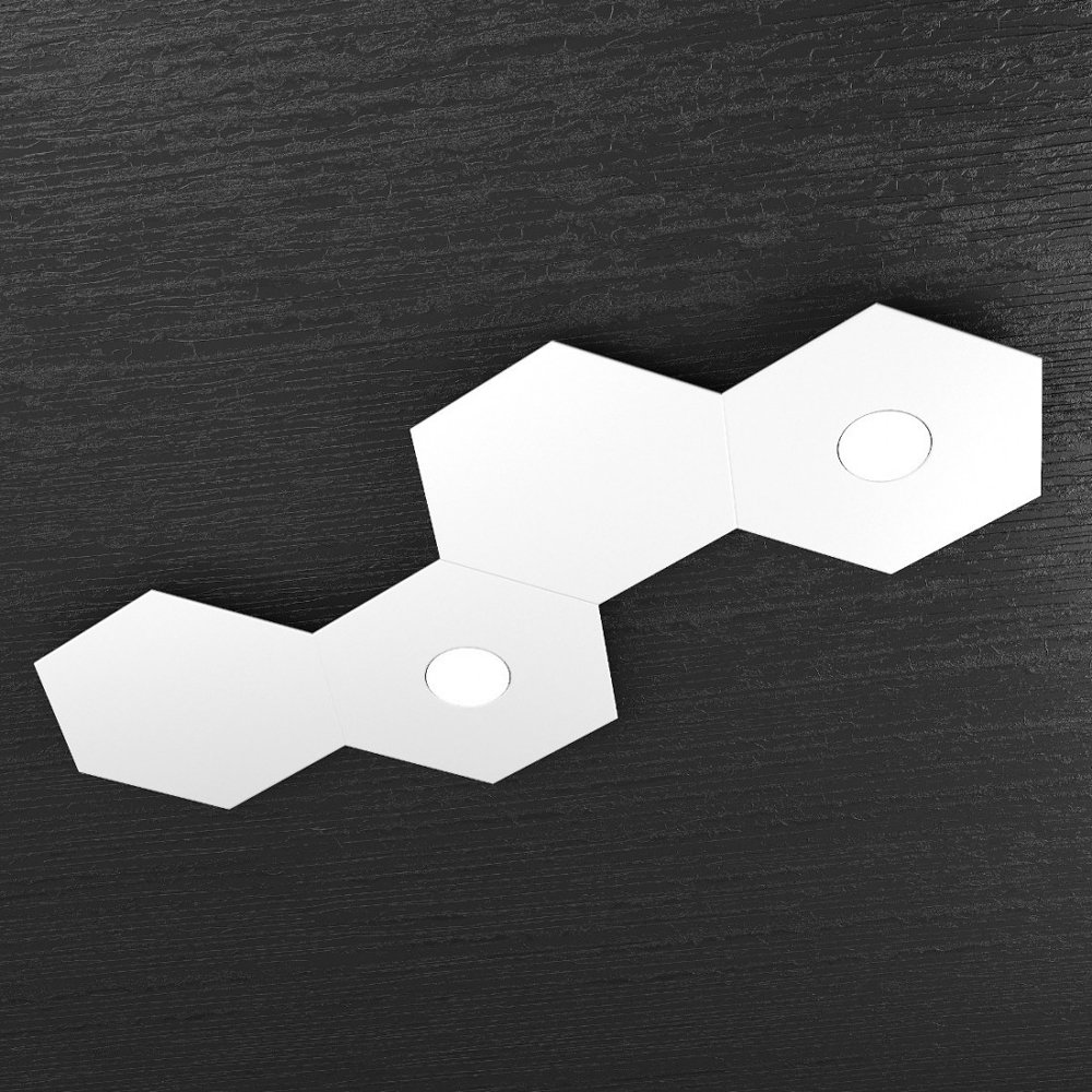 GOECO Plafoniera moderna dimmerabile a led, 3000K-6000K lampada da