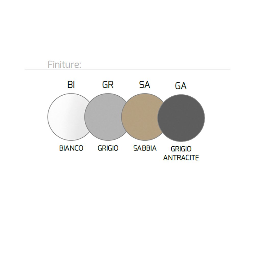 Applique Moderna Rotation Metallo Bianco 1 Luce Gx53 1160_1-BI