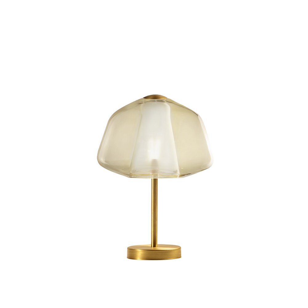 Lampadario Contemporaneo Aglientina 1 Luce Metallo Ottone Spazzolato